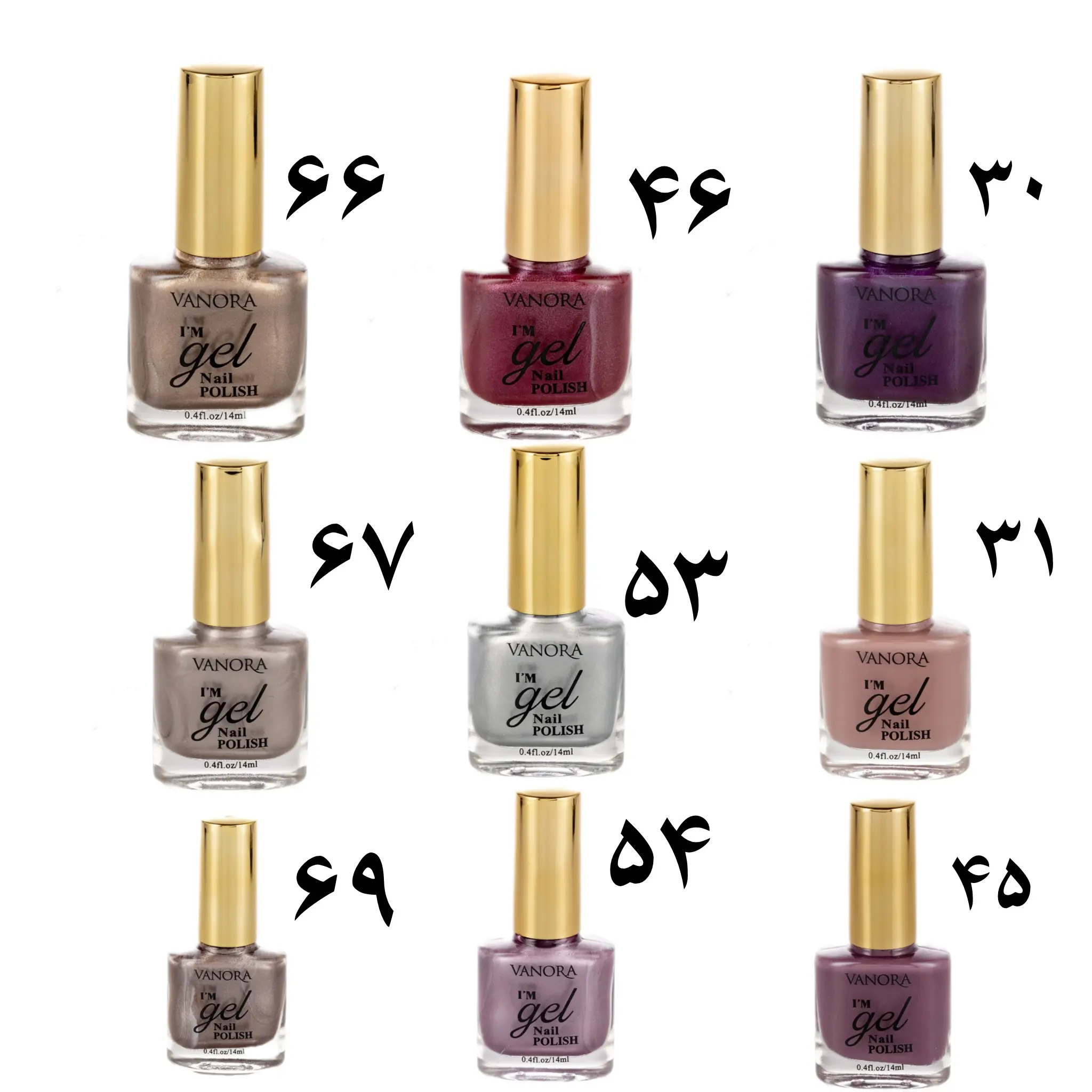 لاک ناخن وانورا